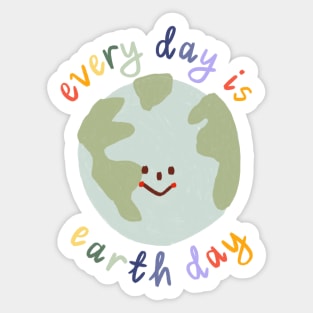 Every Day Is (Save The) Earth Day Sticker